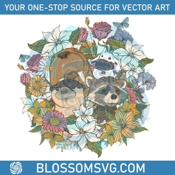 floral-rocket-and-friends-png-silhouette-sublimation-files