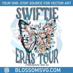 Taylor Swift Retro Floral Butterfly The Eras Tour SVG Cutting Files