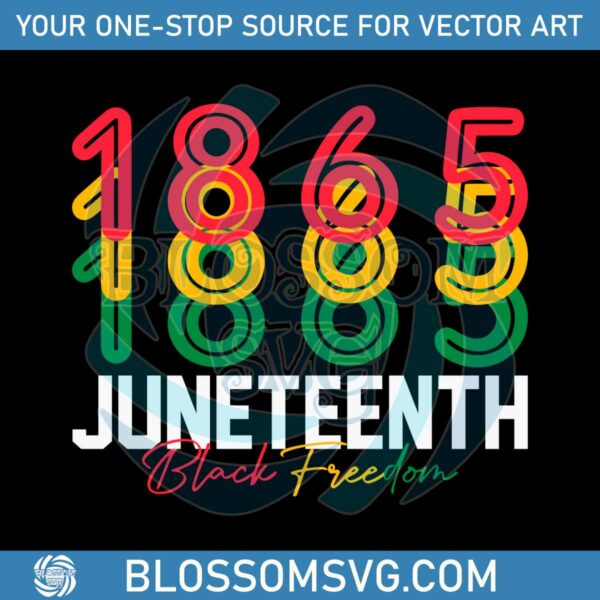 retro-1865-juneteenth-black-freedom-svg-graphic-design-files