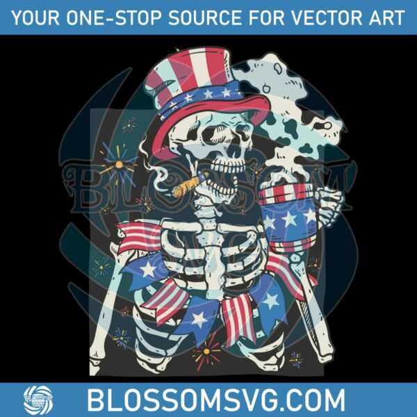 4th-of-july-patriotic-skeleton-independence-day-svg-cutting-file
