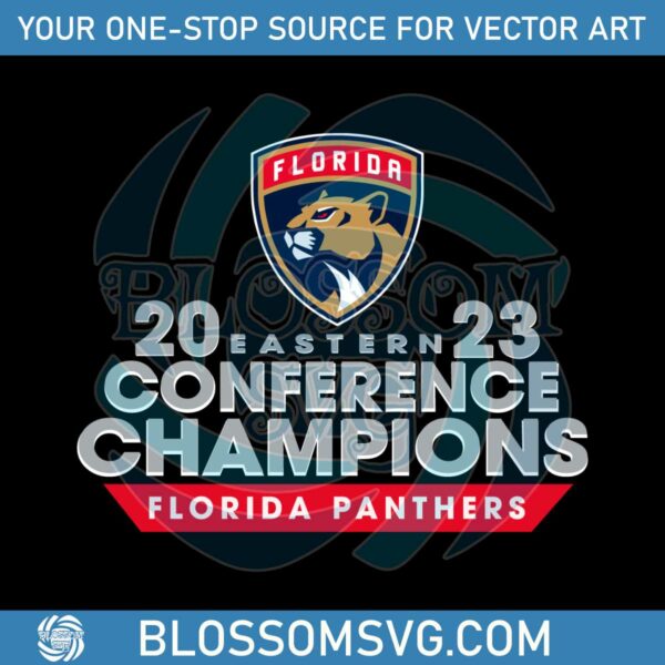 florida-panthers-2023-eastern-conference-champions-svg