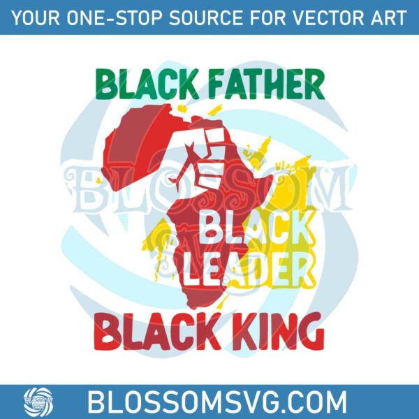 Black Father Black Dad African American Dad SVG Cutting File