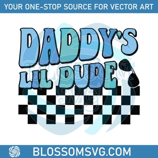 Retro Dads Little Dude Best SVG Cutting Digital Files