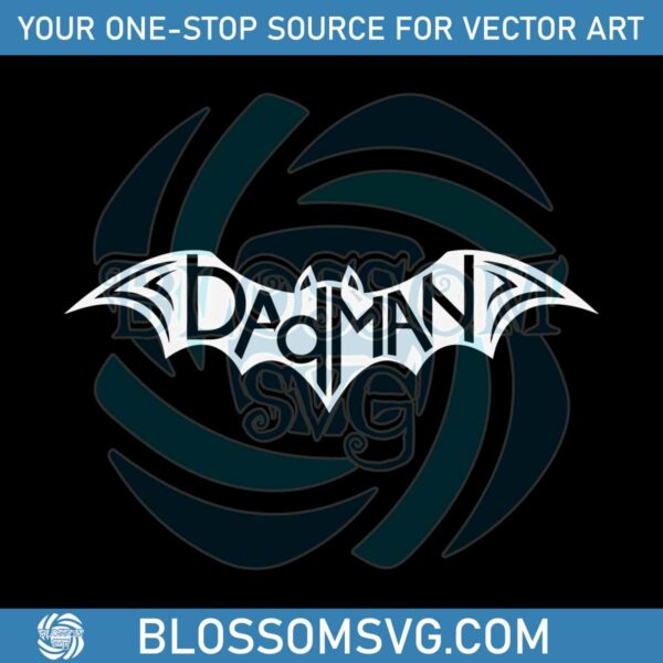Superhero Dadman Fathers Day SVG Graphic Design Files