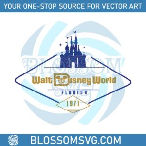 Vintage Walt Disney World Best SVG Cutting Digital Files