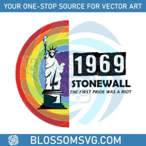The First Pride Was A Riot Rainbow SVG Graphic Design Files