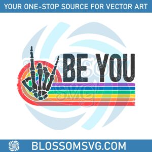 be-you-skeleton-hand-rainbow-lgbtq-svg-graphic-design-files