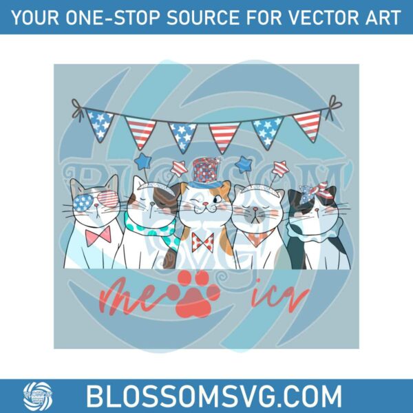 4th-of-july-cat-meowica-funny-independence-day-svg-cutting-file