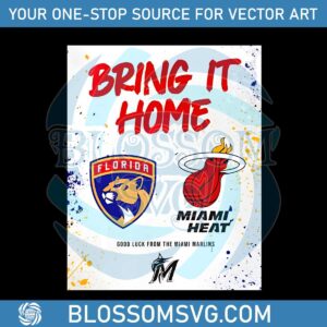 Florida Panthers and Miami Heat Bring It Home Png Silhouette Files