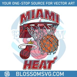 Vintage Miami Heat NBA Finals SVG Graphic Design Files