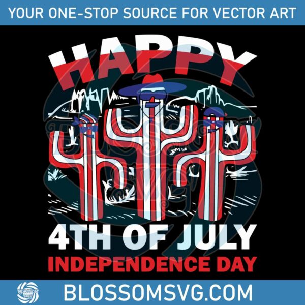 Independence Day Happy 4th Of July SVG Graphic Design Files