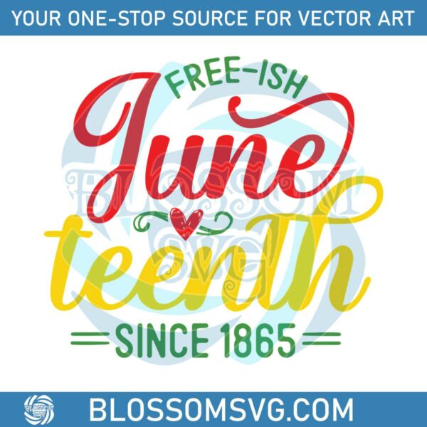 vintage-free-ish-juneteenth-since-1865-svg-graphic-design-files