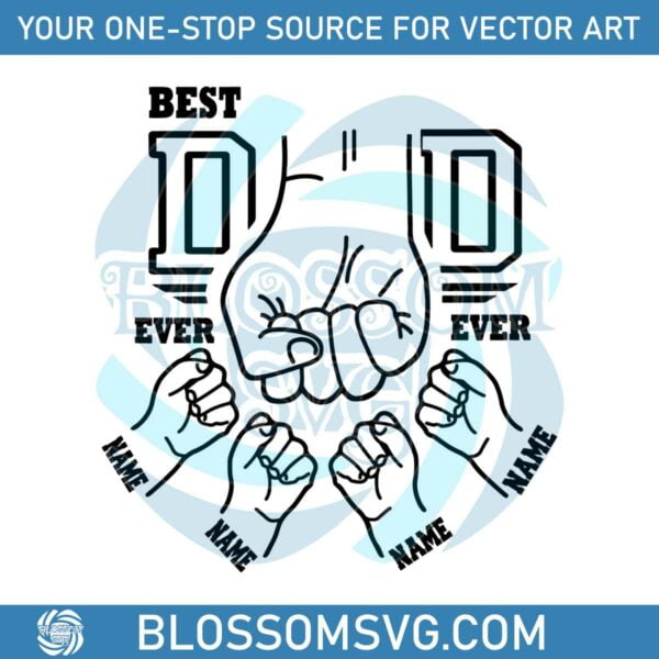 personalized-best-dad-ever-fist-bump-dad-svg-cutting-file