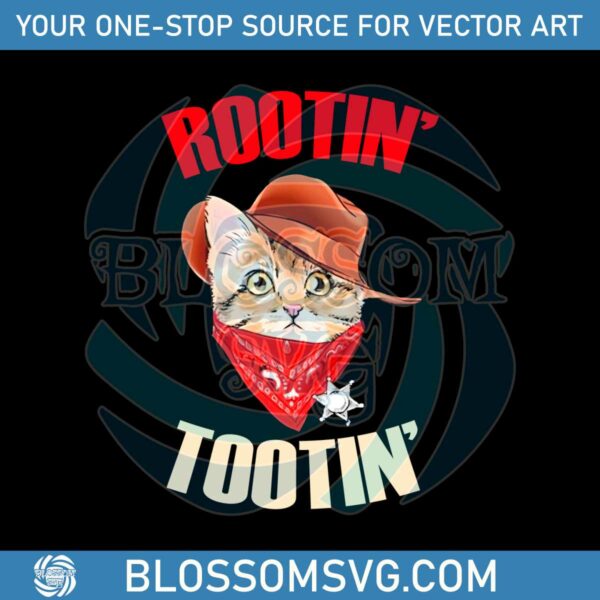 rootin-tootin-cowboy-cat-meme-png-sublimation-design