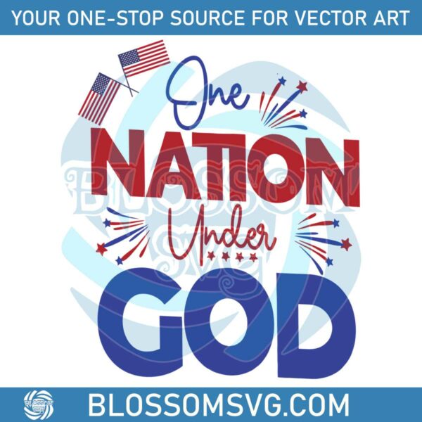 one-nation-under-god-freedom-day-svg-graphic-design-files