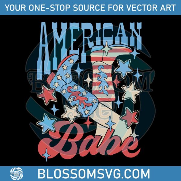 american-babe-boots-in-the-air-svg-graphic-design-files