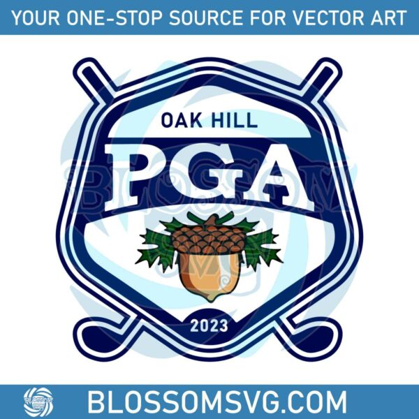 awesome-oak-hill-pga-golf-2023-logo-svg-graphic-design-files