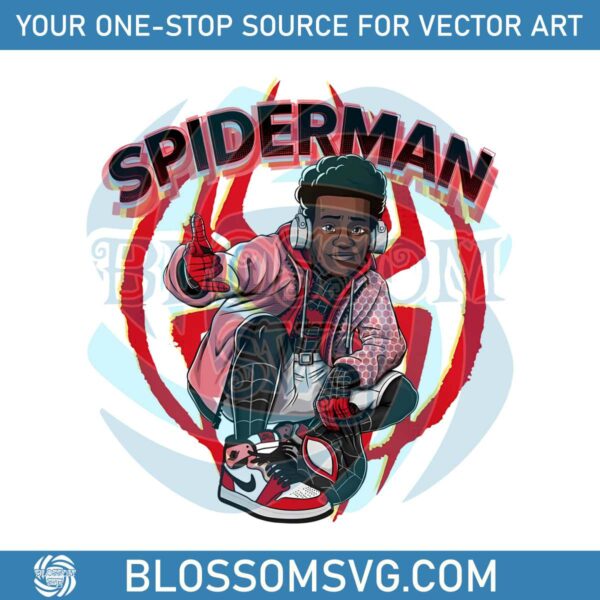 spiderman-across-the-spider-verse-miles-morales-png-silhouette-files