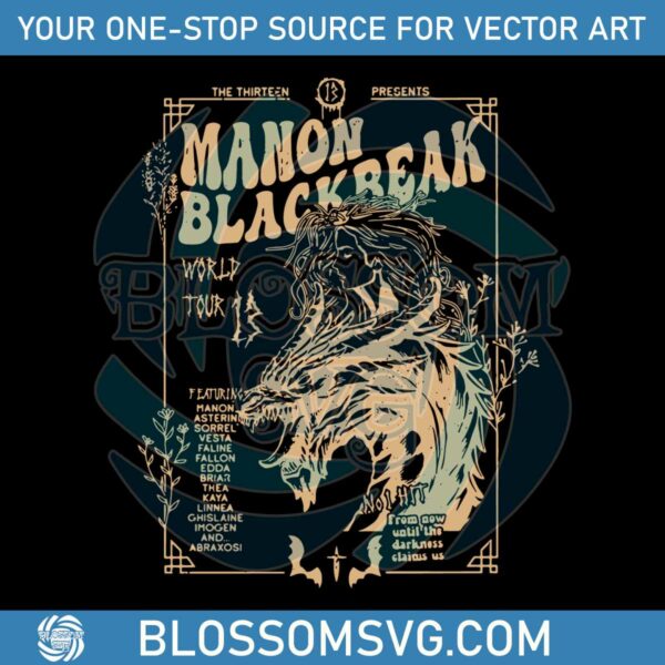 manon-blackbeak-throne-of-glass-svg-graphic-design-files