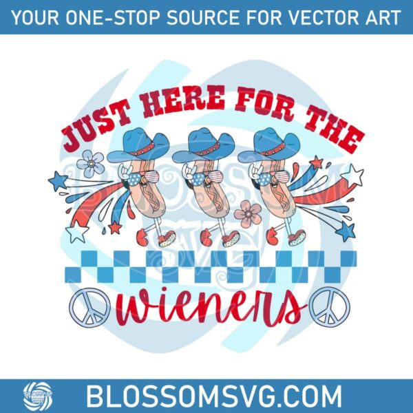 4th-of-july-just-here-for-the-wieners-svg-graphic-design-files
