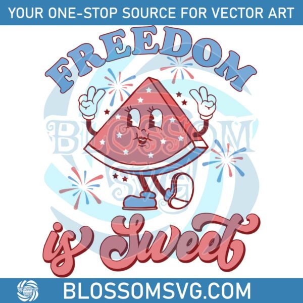 freedom-is-sweet-4th-of-july-watermelon-svg-cutting-file