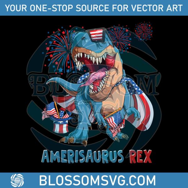 amerisaurus-rex-4th-of-july-dinosaur-svg-graphic-design-files