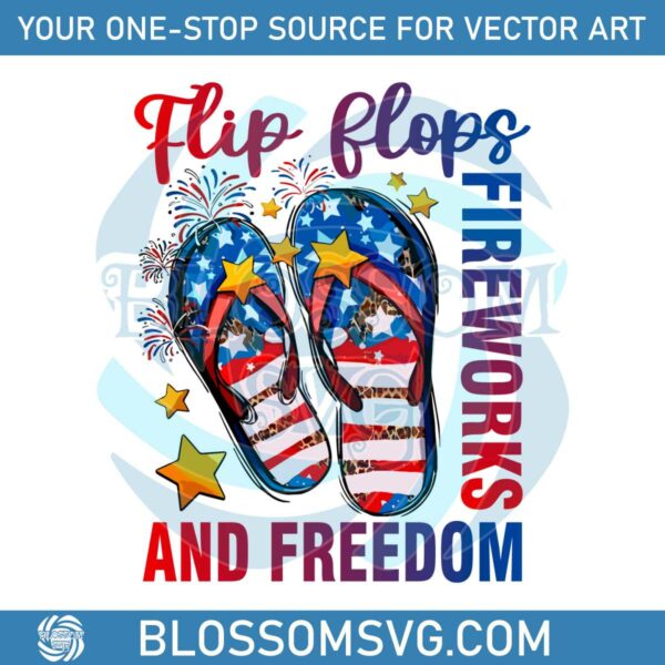 flip-flops-fireworks-and-freedom-independence-day-svg-cutting-file