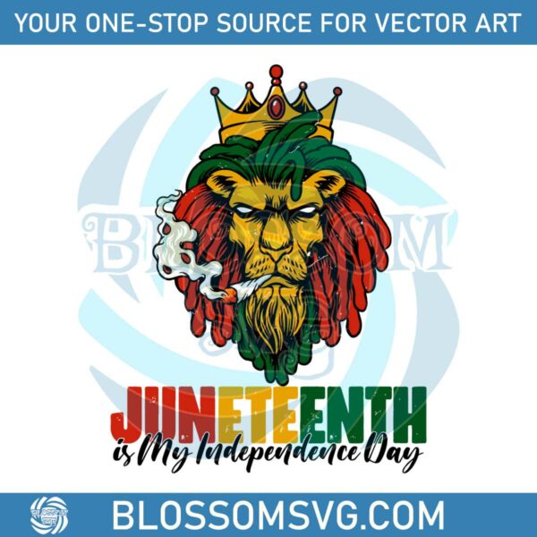 rasta-lion-juneteenth-is-my-independence-day-svg-cutting-file