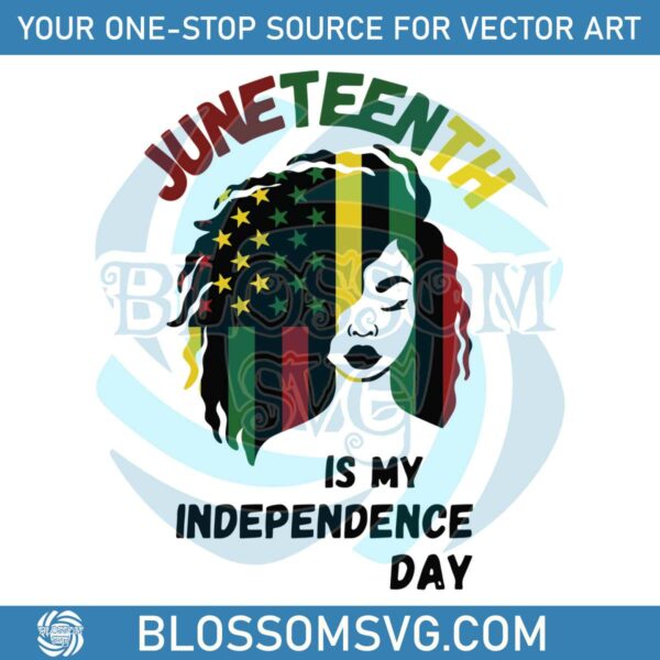 Black History Juneteenth Is My Independence Day SVG File