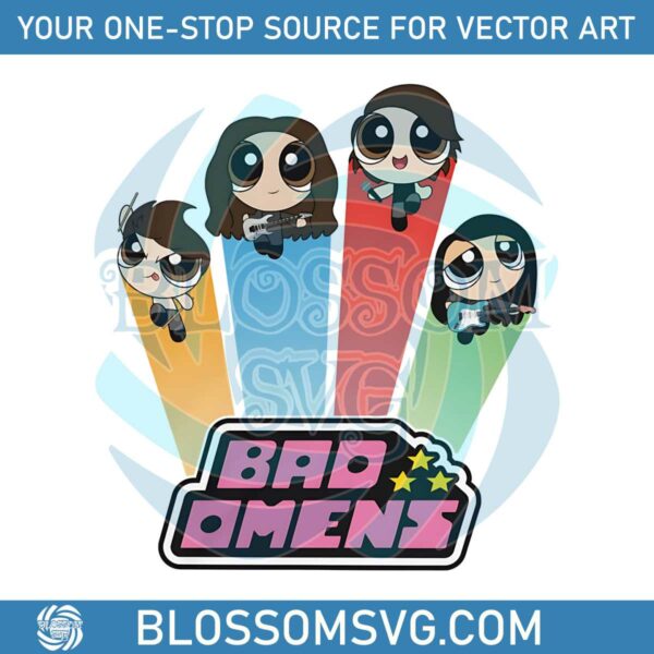 bad-omens-powerpuff-girls-style-png-sublimation-download