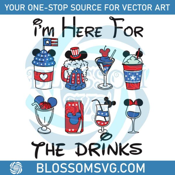 mickey-4th-of-july-im-here-for-the-drinks-svg-cutting-file