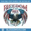 retro-4th-of-july-eagle-freedom-is-not-free-svg-digital-file