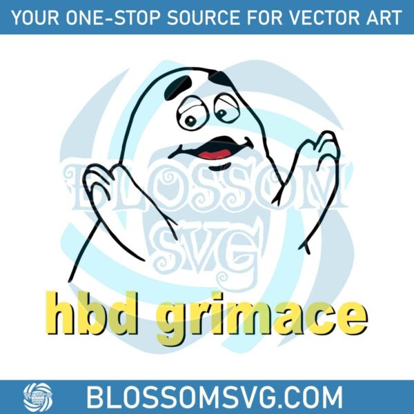 hbd-grimace-funny-face-hbd-mc-donalds-svg-digital-cricut-file