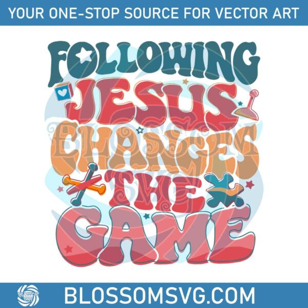 Following Jesus Changes The Game SVG VBS Crew 2023 SVG