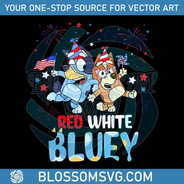 red-white-and-bluey-and-bingo-fourth-of-july-png-silhouette-files