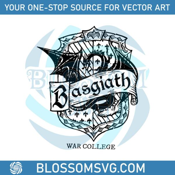 Retro Basgiath War College Fourth Wing SVG Cutting Digital File