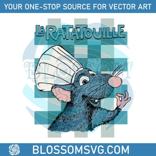 Funny Disney Pixar Ratatouille Remy SVG Graphic Design File