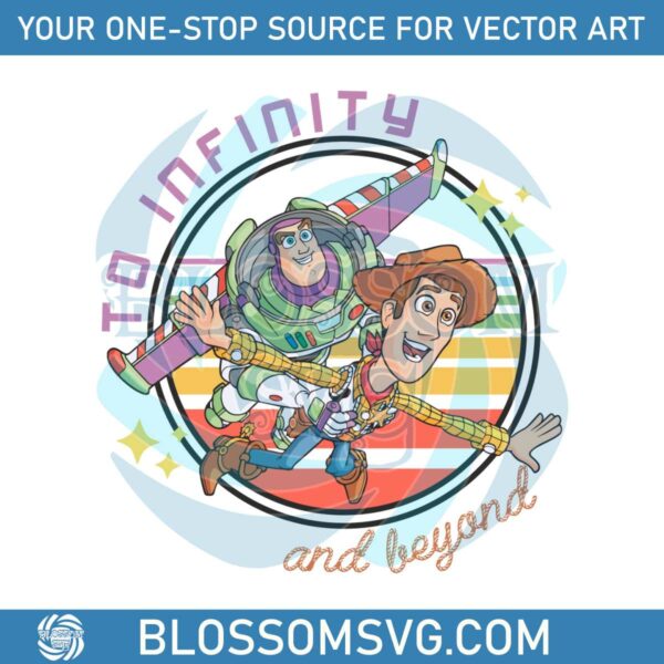 Vintage To Infinity And Beyond SVG Disney Toy Story SVG File