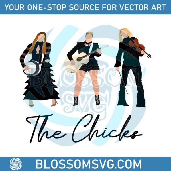 the-chicks-band-svg-dixie-chicks-on-stage-funny-svg-files