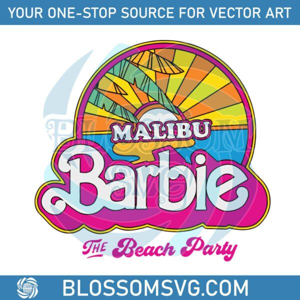 barbie-malibu-beach-party-svg-barbie-movie-svg-cricut-file