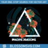 vintage-floral-imagine-dragons-band-png-sublimation-download