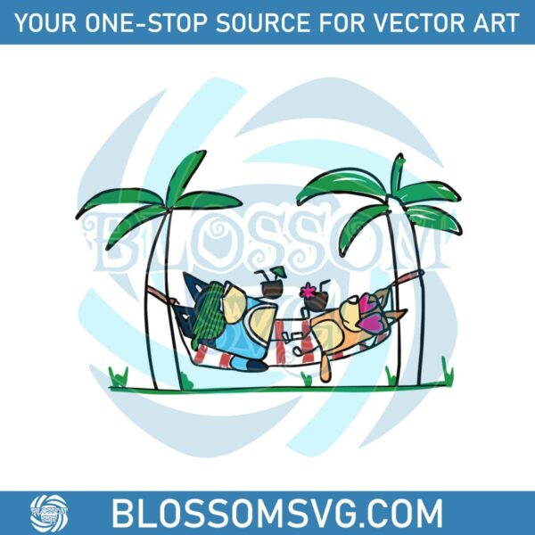 bluey-and-bingo-summer-svg-beach-vibes-svg-digital-files