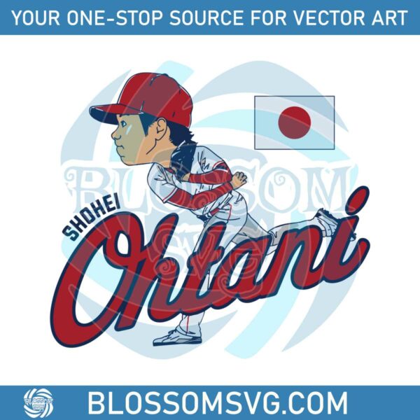 shohei-ohtani-japan-caricature-mlb-svg-digital-files