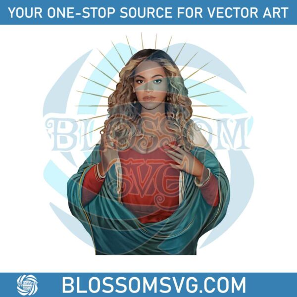 Funny Beyonce Renaissance Jesus PNG Sublimation Download