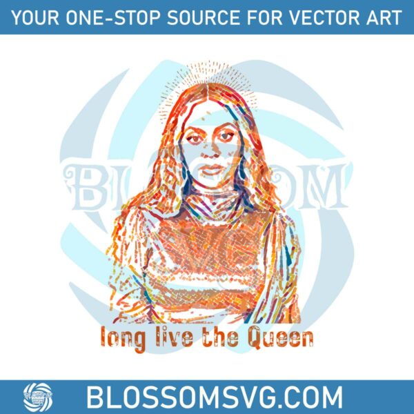 Long Live The Queen Mosaic Beyonce PNG Silhouette File