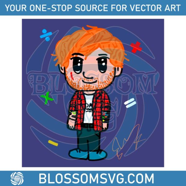 Funny Sheeran Cartoon The Mathematics Tour SVG Cricut File