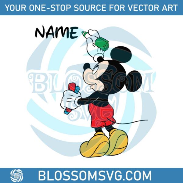 Custom Mickey Back To School SVG Disney Teacher SVG File