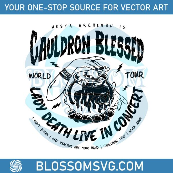 cauldron-blessed-lady-death-live-in-concert-svg-digital-file