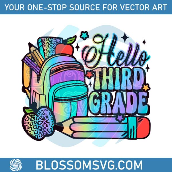 hello-third-grade-svg-back-to-school-svg-digital-cricut-file