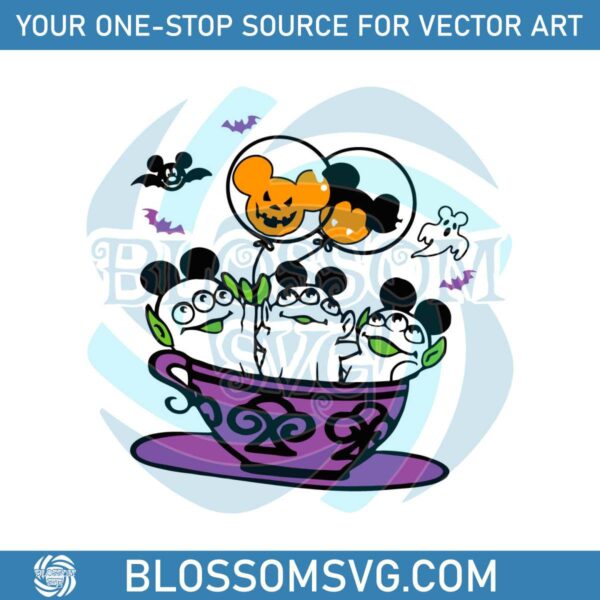 Funny Boo And Mickey Halloween SVG Cutting Digital File